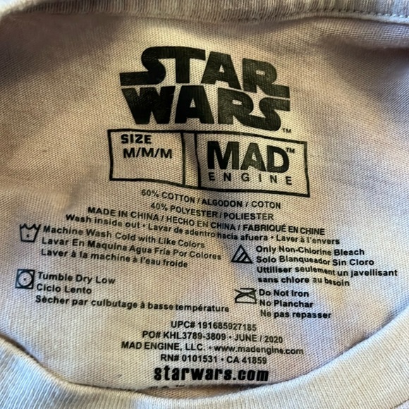 Star Wars Grogu Tie-Dye Long Sleeve Tee - Picture 3 of 3